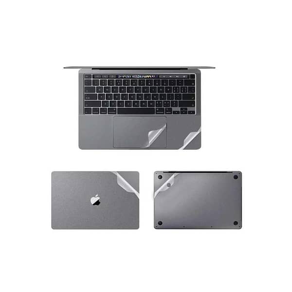 4-in-1 Skin Protector Set for MacBook Pro A1278: Top, Bottom, Touchpad, and Palm Rest (2008-2012)