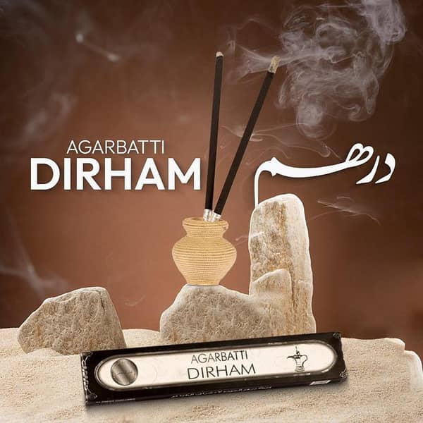 Thick Agarbatti Sticks - Premium Incense for Spiritual Practices and Home Fragrance, 9-Inch Length, Box of 6 Sticks