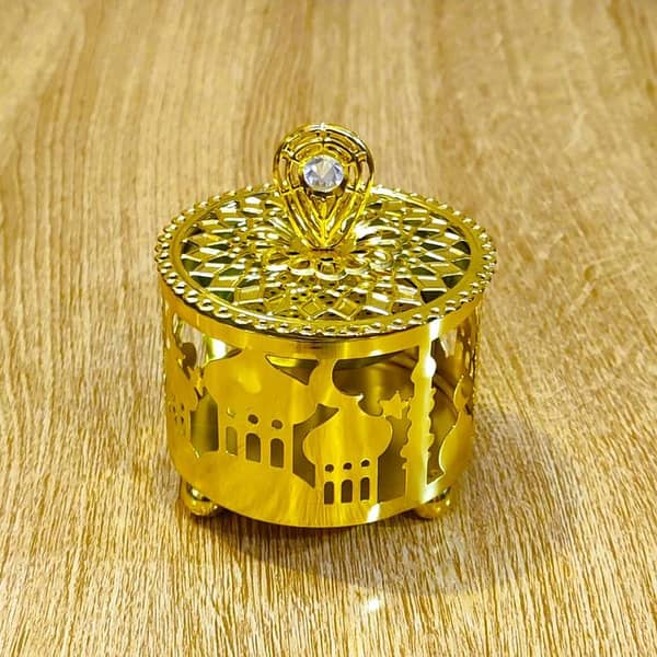 Mini Non-Electric Metal Incense Burner with Top Cap