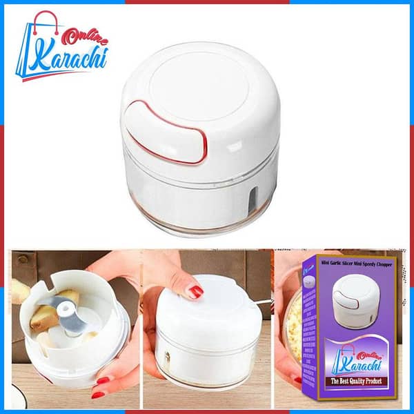 Karachi Online - Mini Garlic Slicer and Chopper