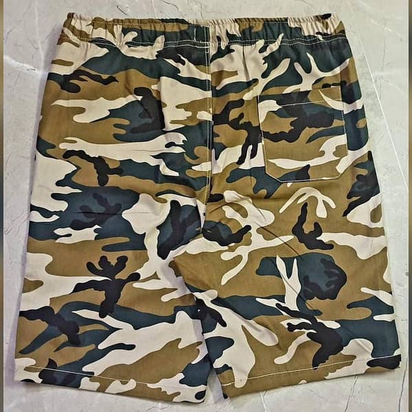 Hashback Boys' Camo Print Shorts - Brown - Summer Shorts for Men