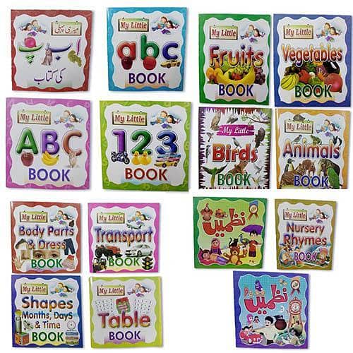 Set of 10 Preschool Learning Books for Children - Reading Material for Early Education