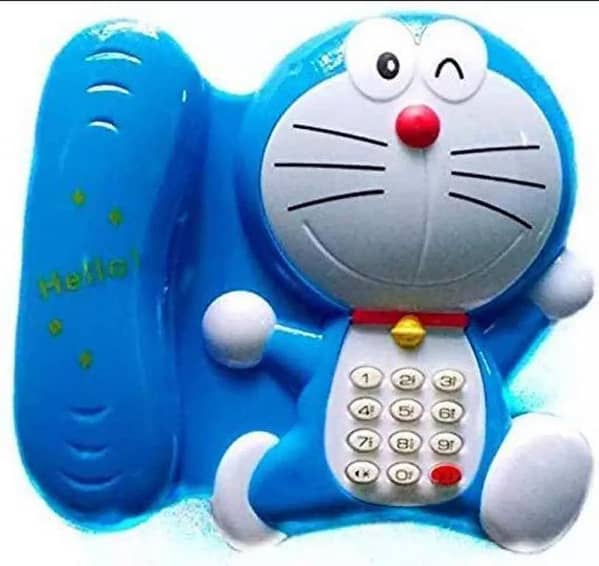 Doremon Musical Learning Telephone Toy for Kids - Multi-Color