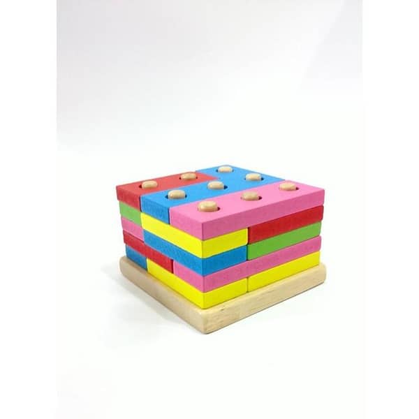 Wooden Toy Russian Box Set for Shape Learning