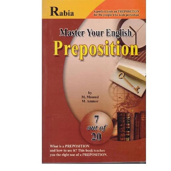 Rabia English Preposition 7 out of 20 Book for KS