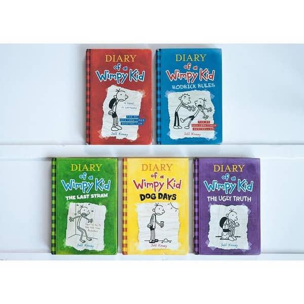 Diary of a Wimpy Kid: Book 1, Rodrick Rules, The Last Straw, and Dog Days Collection