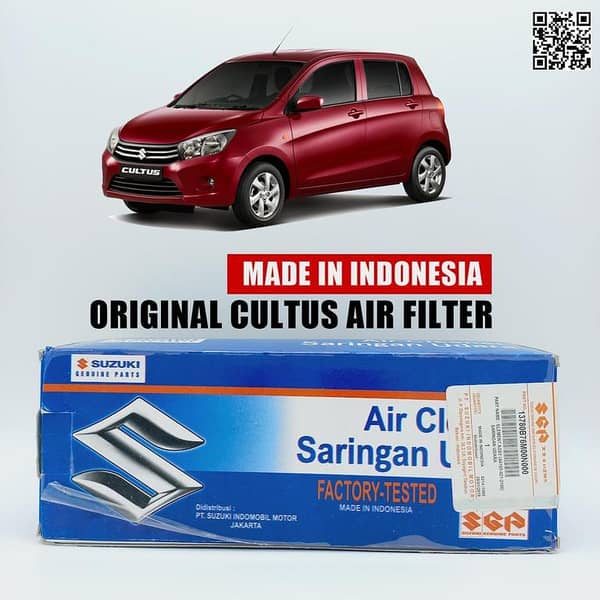 Suzuki Cultus Air Filter (2018-2022) Original, Made in Indonesia - 13780B76M00N00