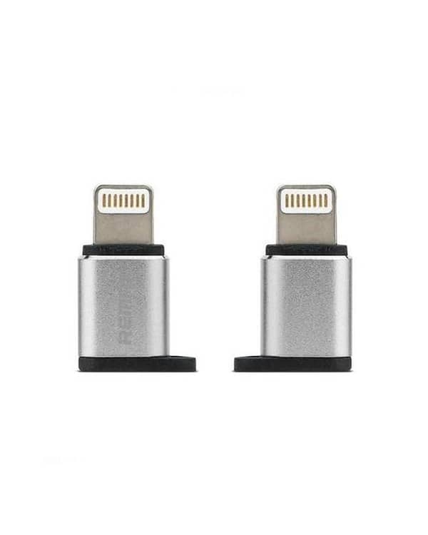 Remax RA-USB2 Micro USB to Lightning Converter for iPhone - Silver