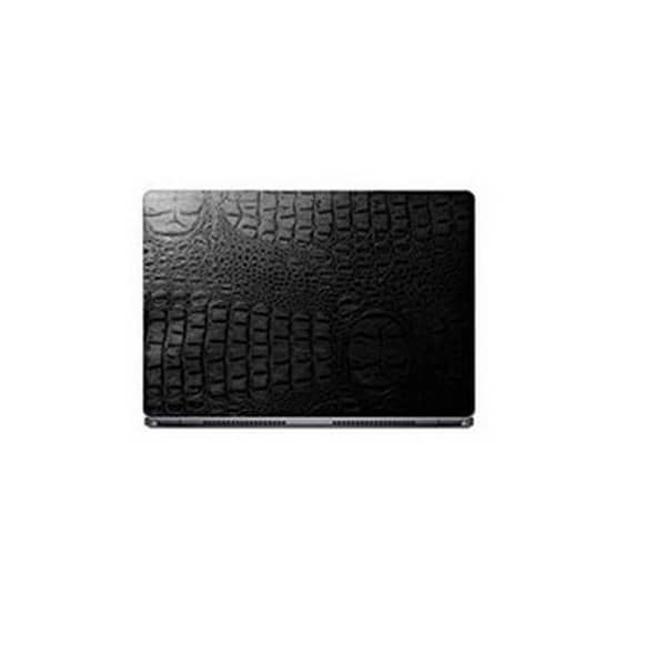 Crocodile Texture Black Universal Laptop Skin