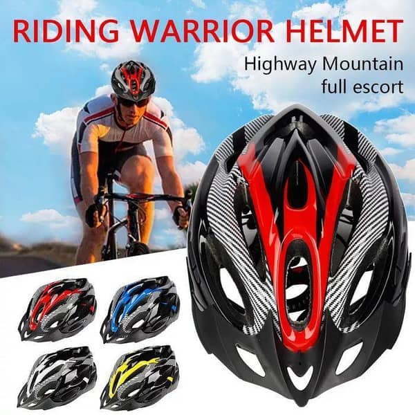 Mountain Off-road Bicycle Helmet - Adjustable, Breathable, Unisex Head Protector