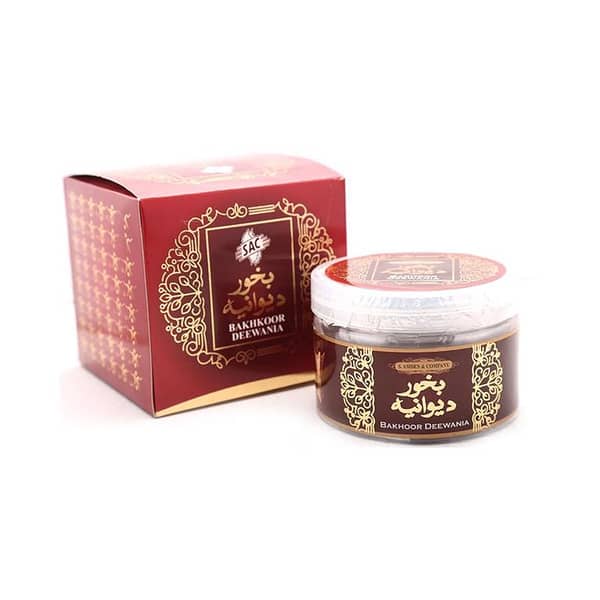 SAC Bakhoor Deewania 150g Incense Powder and Cubes for Fragrance