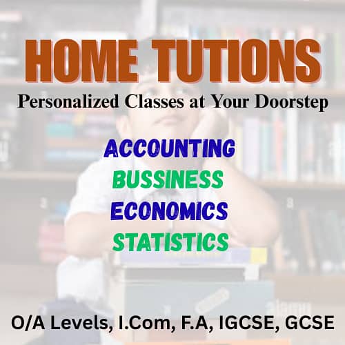 Home Tuition | Home Tutor | Online Tutor | Matric | Fsc | O/A level 4