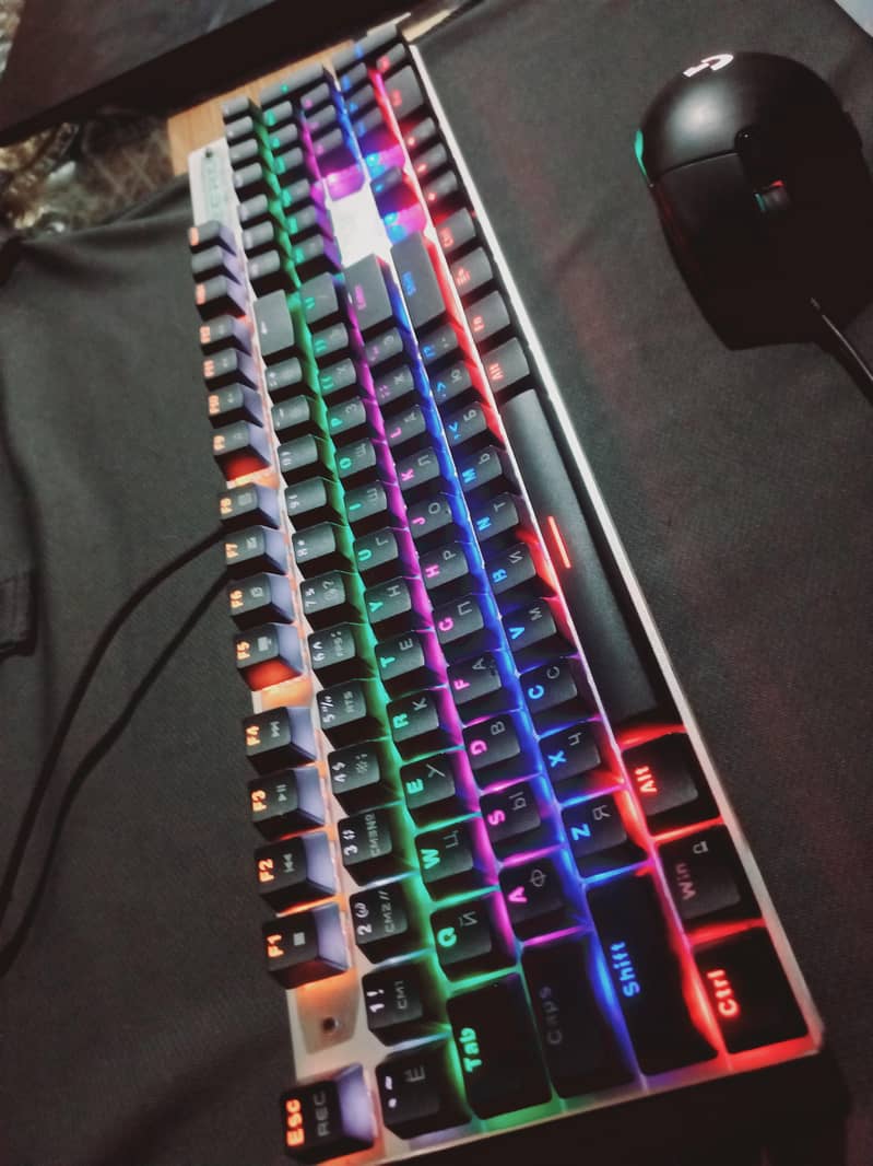 mechanical keyboard with silence key 0