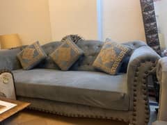 7 seater sofa set 6 months used - 10/10 condition