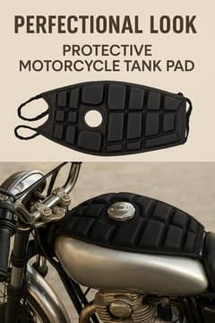 Comfortable Bike Cushion Set - 2 Pcs Waterproof Seat and Fuel Tank
