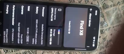 Oppo Find x8 512 gb rom 12gb ram Non PTA