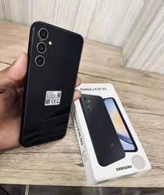 galaxy a34 5g brand new 10/10 all accessories 8/256 gb
