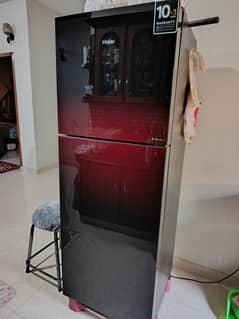 Haier inverter fridge (red n black)