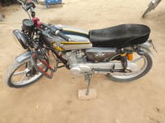 Honda 125 full modify with alirm exost slincer