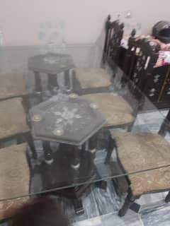 dinning room table 06 seater chinioti style