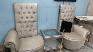 High back chair
