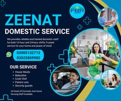 House maids , Maids , Baby Sitter , Chef , Cook , Patient Care ,Nurse