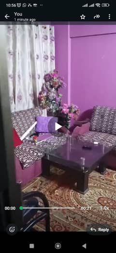 SECTOR 5/I BEAUTIFUL TWO BED D D FOUR ROOMS, FIRST FLOOR, YASMEEN HEIGHT, NORTH KARACHI