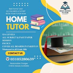  HOME & ONLINE TUITION SERVICES AVAILABLE