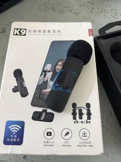 Wireless Mircophone Mic K9 good vocis record device Rs2500 03054716308