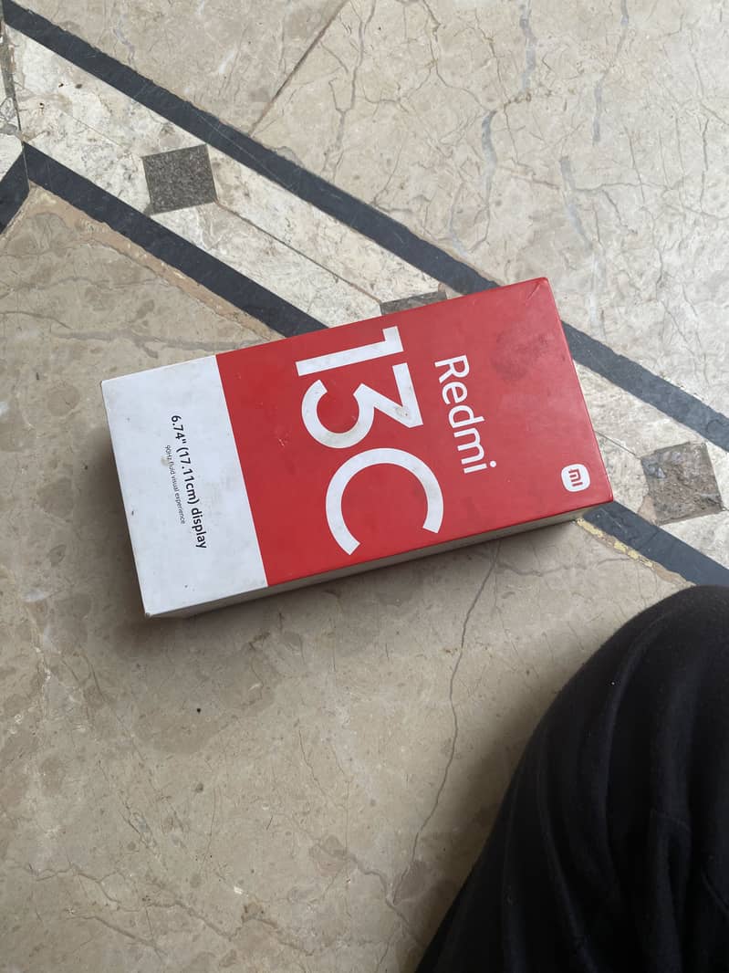Redmi 13c 10/10 only box open 8