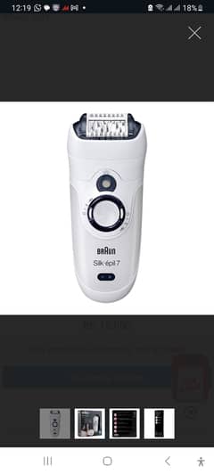 Changeable Braun appilator silk epil  7 made in Germany