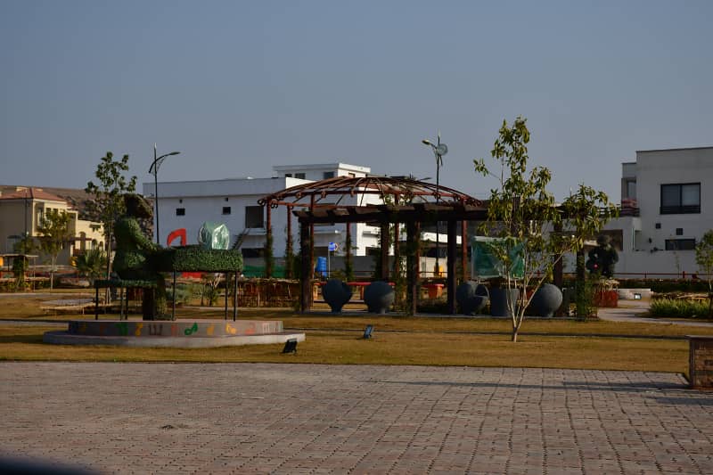 Sector C / 1 Kanal Back Open Plot For Sale Prime Location Beautiful 5
