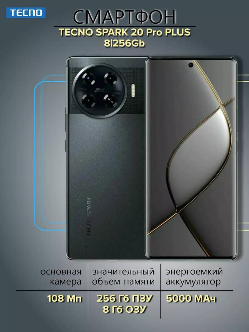 Techno Spark 20Pro plus Complete Box. 0