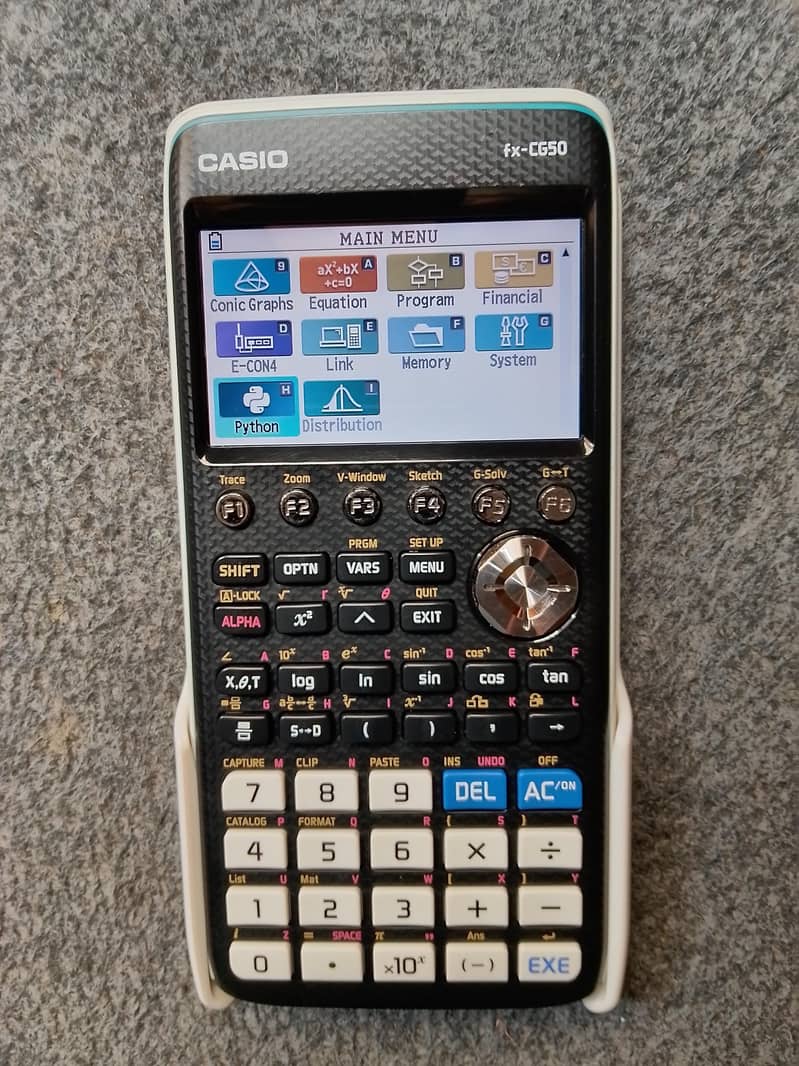 CASIO FX-CG50 COLOUR GRAPHIC GRAPHING CALCULATOR python 18