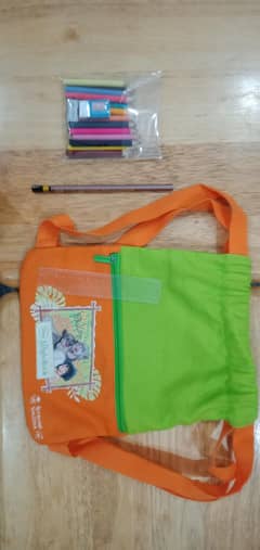 Jungle book school bag with stationery kit gift set imported