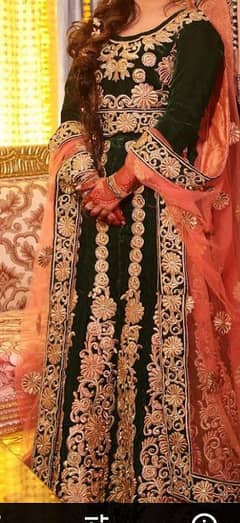 bridal lehnga for mehnsdi