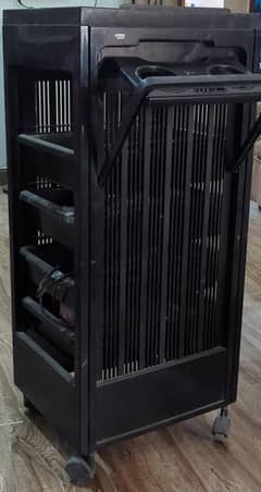 hair cutting chair+parlor trolley