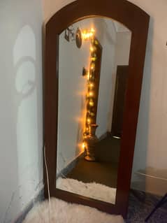 Mirror with stand