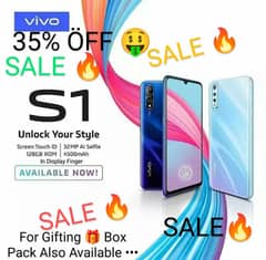VIVO S1 /DUAL  PTA APPROVED /8/256GB IN DISPLAY FINGER