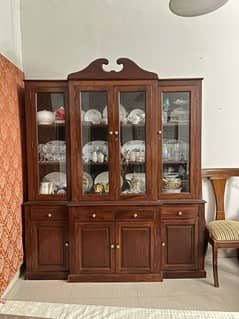 Wooden showcase/shesham wood