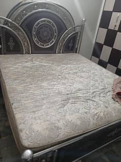 Iron king size bed