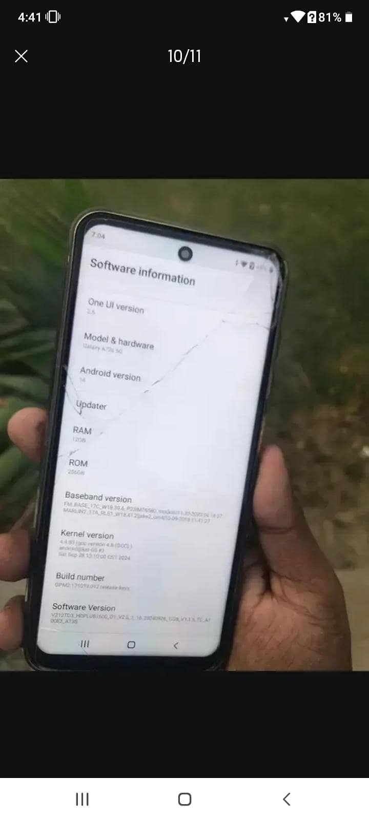 12GB 256GB with box NON PTA mobile exchange possible 5