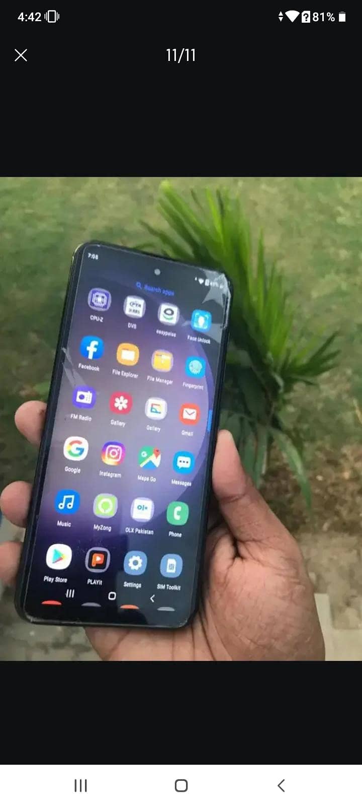 12GB 256GB with box NON PTA mobile exchange possible 7
