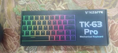Tezzare TK63 Pro RGB Wireless 60% Mechanical Gaming Keyboard