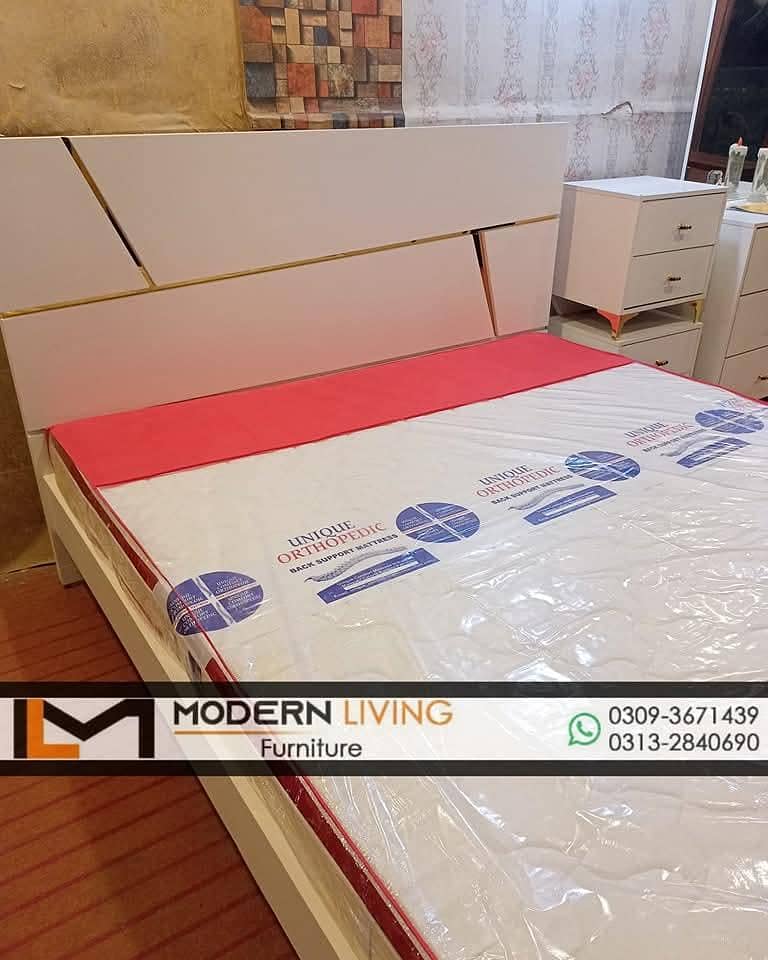 King Bed With 2 Side Tables Best Quality In Your Choice Colours 17