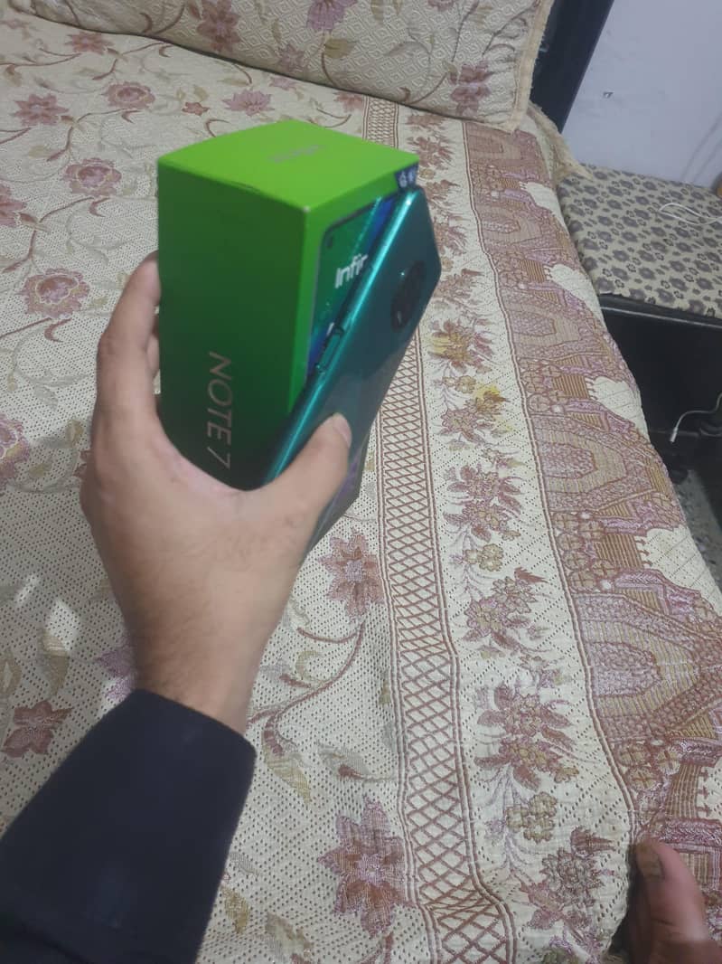 infinix note 7 6/128gb with box only box 0