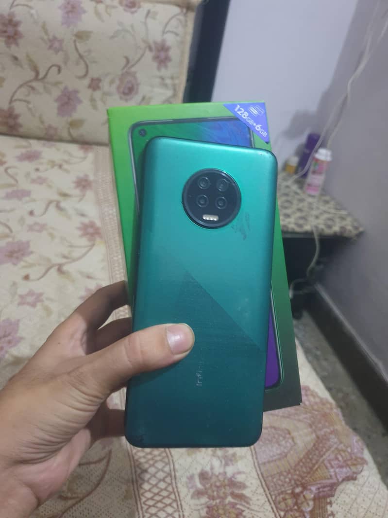 infinix note 7 6/128gb with box only box 5