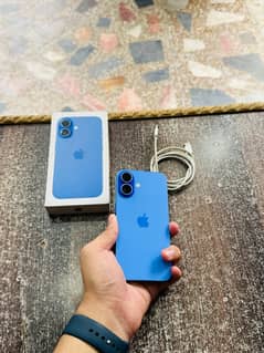 iphone 16 128GB 100 Health Complete Box in Official Warranty