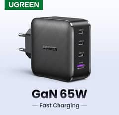 UGREEN 65w PD FAST CHARGER FOR MOBILE AND LAPTOP