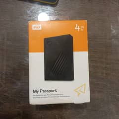 Western Digital My Passport 4 TB External Hard Drive (Black)